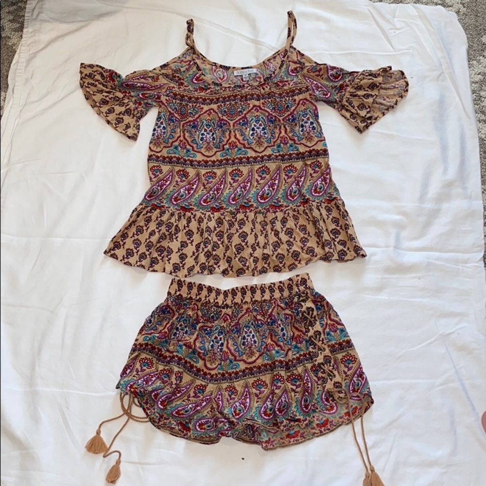 Boho Style Two Piece Set
